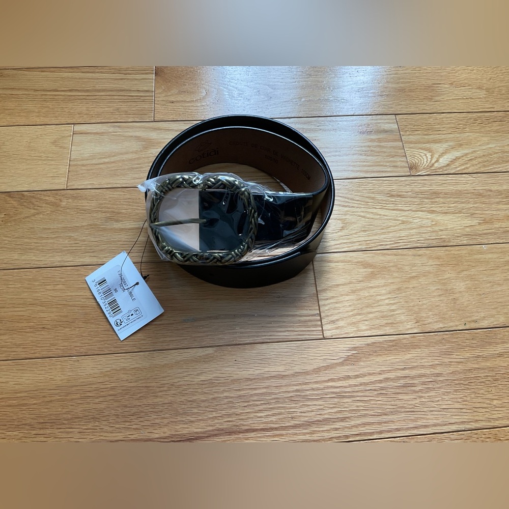 Sezane style leather belt brand new French style